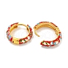 Rack Plating Brass Hoop Earrings EJEW-C102-46G-3