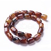 Natural Dyed Agate Beads Strands G-G775-B-07-2