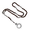 Wood Rosary Bead Necklaces FS-WG6BD27-07-2