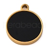304 Stainless Steel Enamel Charms STAS-M105-04G-1