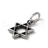 304 Stainless Steel Pendants STAS-D014-21AS-2