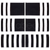 AHADERMAKER 3 Pairs 3 Styles Rectangle Polyester Pilot Epaulettes FIND-GA0003-90B-1