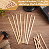 Round Wooden Sticks WOOD-WH0109-22-5