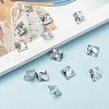 Square Shaped Cubic Zirconia Pointed Back Cabochons ZIRC-R008-10x10-02-3