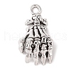 Tibetan Style Alloy Pendants FIND-C060-052AS-1