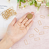 DICOSMETIC 50Pcs 201 Stainless Steel Linking Rings STAS-DC0015-16-3