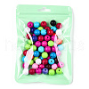 Macaron Color Plastic Yin-yang Zip Lock Bags OPP-N001-01B-09-3