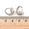 Brass Hoop Earrings EJEW-D320-18P-5