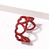 Hollow Out Heart Alloy Cuff Rings FS-WG233AB-01-1