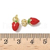 Brass Enamel Charms KK-K293-76G-3