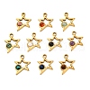Natural Mixed Stone Pendants STAS-Z100-10G-1