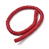 Dyed Natural Magnesite Beads Strands G-M448-F01-03-5