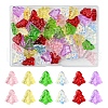60Pcs 6 Colors Transparent Glass Bead Strands EGLA-FS0001-44-1