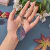20Pcs 10 Style Rainbow Color Alloy Pendants PALLOY-SZ0001-31-3