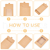 Rectangle Paper Biscuit Boxes with Clear Window CON-WH0107-02A-01-4