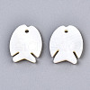 Natural Freshwater Shell Pendants SHEL-Q312-002-2