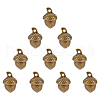 Unicraftale 10Pcs Tibetan Style Alloy Pendants FIND-UN0003-15-1