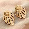 304 Stainless Steel Stud Earrings EJEW-Z098-08G-1
