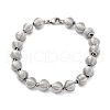 304 Stainless Steel Link Chain Bracelets for Women Men BJEW-R018-13P-4