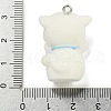 Flocking Resin Cute Pendants RESI-L043-02P-02-3
