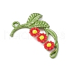 Alloy and Resin Pendants PALLOY-JF03816-4