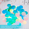 Olycraft 500Pcs 5 Colors Iridescent PVC Paillette/Sequins Pendants KY-OC0001-33C-4