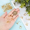   30Pcs Brass Clip-on Earring Findings FIND-PH0005-10-5