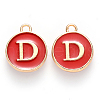 Golden Plated Alloy Charms ENAM-SZ0001-25C-D-2