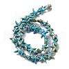 Synthetic Turquoise Dyed Beads Strands G-P507-04R-4