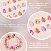 OLYCRAFT 100Pcs Lampwork Charms FIND-OC0003-91A-4