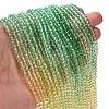 Transparent Painted Glass Beads Strands X1-DGLA-A034-T4mm-A04-2