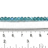 Electroplate Transparent Glass Beads Strands EGLA-A035-T4mm-L12-4