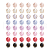 160Pcs 8 Styles Hot Stamping Opaque Resin Pendants RESI-TA0001-48-1
