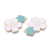 Alloy Enamel Pendants ENAM-T020-37A-RS-2