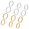 Unicraftale 304 Stainless Steel Flat Plain Band Rings STAS-UN0017-91P-1