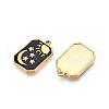 Ion Plating(IP) 304 Stainless Steel Pendants STAS-N107-06B-G-2
