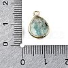 Natural Amazonite Faceted Pendants G-U019-05G-02-3
