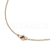 Flower Handmade Glass Seed Beaded Pendant Necklaces NJEW-MZ00096-07-5