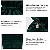  Velvet Jewelry Bags with Drawstring & Plastic Imitation Pearl TP-NB0001-20B-4