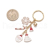 Alloy Enamel Brass Bell Keychains KEYC-TA00038-3