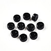 Opaque Solid Color Glass Beads X1-GLAA-N007-6x3mm-A01-1