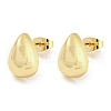 Brass Ear Studs EJEW-P261-02C-G-1