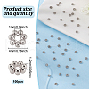 HOBBIESAY 304 Stainless Steel Spacer Beads STAS-HY0001-48P-2