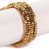 Electroplated Synthetic Non-magnetic Hematite Beads Strands G-H027-A01-01-1