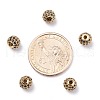 Brass Cubic Zirconia Beads ZIRC-F001-41G-3