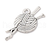Yarn Tibetan Style Zinc Alloy Pendants TIBEP-R334-174AS-RS-2
