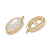 Natural White Shell Pendants KK-S367-02-2