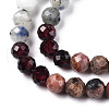 Natural & Synthetic Mixed Gemstone Beads Strands G-D080-A01-01-26-3