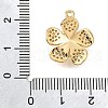 Brass Micro Pave Clear Cubic Zirconia Pendants KK-U065-02A-G-3