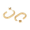 Ion Plating(IP) 304 Stainless Steel Stud Earring EJEW-C103-03G-2